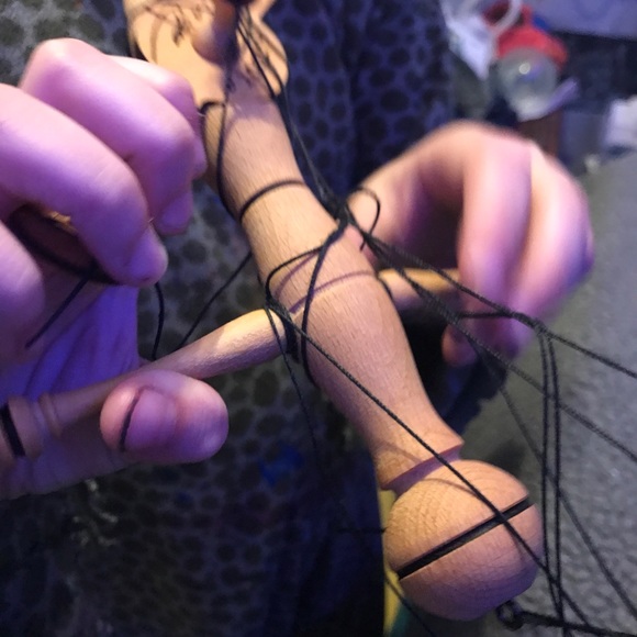 Wooden handmade Chaplin Puppet - Picture 3 of 4